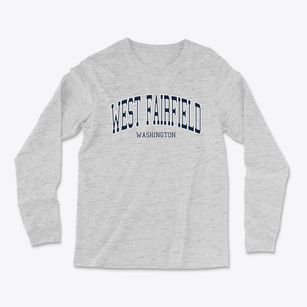 West Fairfield Washington Traditional Light Soft Long Sleeve T-Shirt