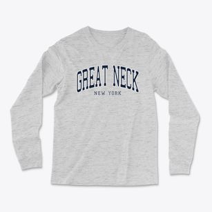 Great Neck New York Traditional Light Soft Long Sleeve T-Shirt