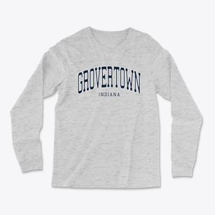 Grovertown Indiana Traditional Light Soft Long Sleeve T-Shirt