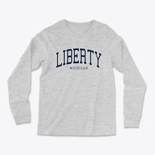 Liberty Michigan Traditional Light Soft Long Sleeve T-Shirt