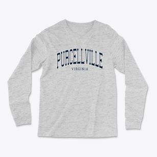 Purcellville Virginia Traditional Light Soft Long Sleeve T-Shirt