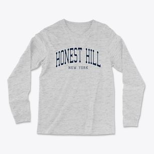 Honest Hill New York Traditional Light Soft Long Sleeve T-Shirt