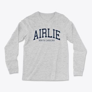 Airlie North Carolina Traditional Light Soft Long Sleeve T-Shirt