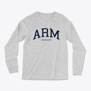 Arm Mississippi Traditional Light Soft Long Sleeve T-Shirt