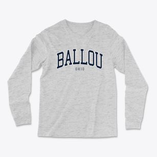 Ballou Ohio Traditional Light Soft Long Sleeve T-Shirt