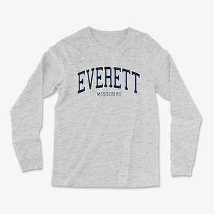 Everett Missouri Traditional Light Soft Long Sleeve T-Shirt