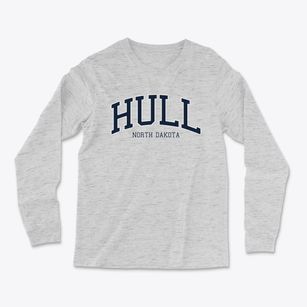 Hull North Dakota Traditional Light Soft Long Sleeve T-Shirt