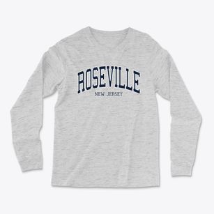 Roseville New Jersey Traditional Light Soft Long Sleeve T-Shirt