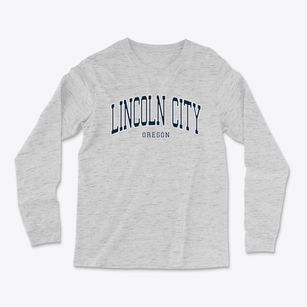 Lincoln City Oregon Traditional Light Soft Long Sleeve T-Shirt