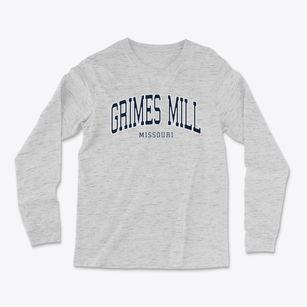 Grimes Mill Missouri Traditional Light Soft Long Sleeve T-Shirt