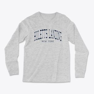 Huletts Landing New York Traditional Light Soft Long Sleeve T-Shirt