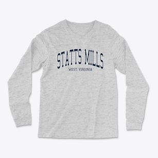 Statts Mills West Virginia Traditional Light Soft Long Sleeve T-Shirt