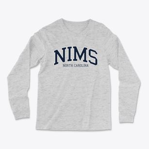 Nims North Carolina Traditional Light Soft Long Sleeve T-Shirt