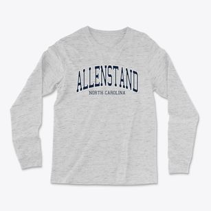 Allenstand North Carolina Traditional Light Soft Long Sleeve T-Shirt