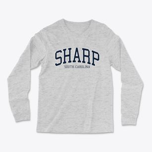Sharp South Carolina Traditional Light Soft Long Sleeve T-Shirt