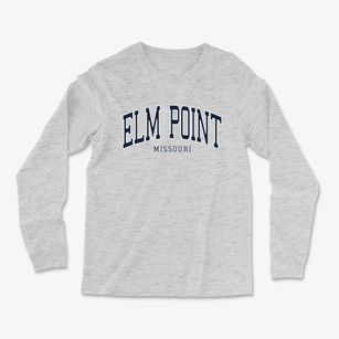 Elm Point Missouri Traditional Light Soft Long Sleeve T-Shirt
