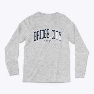 Bridge City Texas Traditional Light Soft Long Sleeve T-Shirt