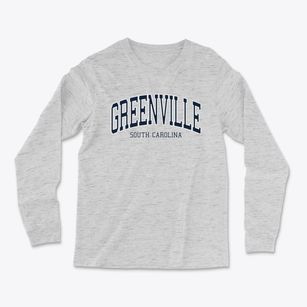 Greenville South Carolina Traditional Light Soft Long Sleeve T-Shirt