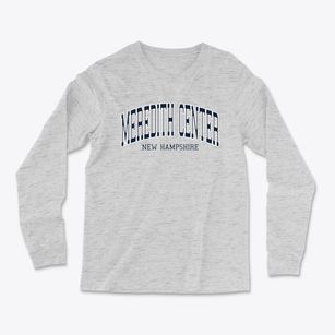 Meredith Center New Hampshire Traditional Light Soft Long Sleeve T-Shirt