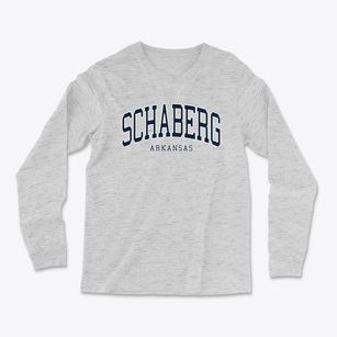 Schaberg Arkansas Traditional Light Soft Long Sleeve T-Shirt