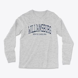 Williamsburg North Carolina Traditional Light Soft Long Sleeve T-Shirt