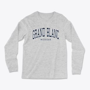 Grand Blanc Michigan Traditional Light Soft Long Sleeve T-Shirt