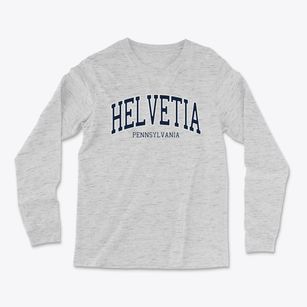 Helvetia Pennsylvania Traditional Light Soft Long Sleeve T-Shirt