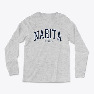 Narita Illinois Traditional Light Soft Long Sleeve T-Shirt