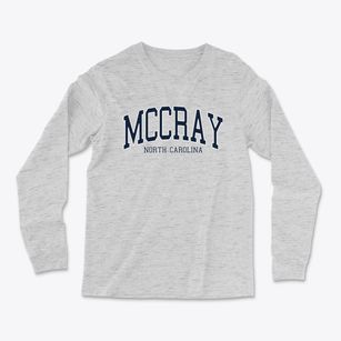Mccray North Carolina Traditional Light Soft Long Sleeve T-Shirt