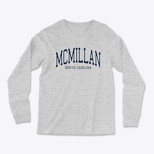 Mcmillan North Carolina Traditional Light Soft Long Sleeve T-Shirt