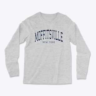 Moffitsville New York Traditional Light Soft Long Sleeve T-Shirt
