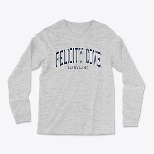 Felicity Cove Maryland Traditional Light Soft Long Sleeve T-Shirt
