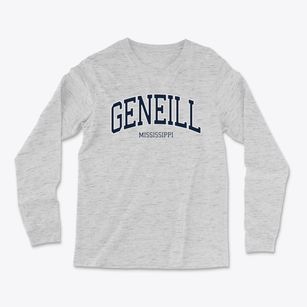 Geneill Mississippi Traditional Light Soft Long Sleeve T-Shirt