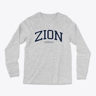 Zion Georgia Traditional Light Soft Long Sleeve T-Shirt