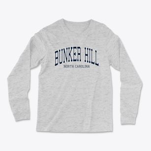 Bunker Hill North Carolina Traditional Light Soft Long Sleeve T-Shirt