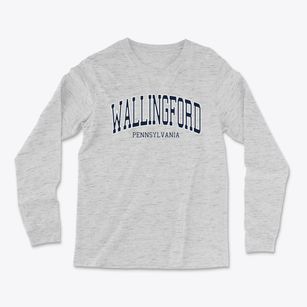 Wallingford Pennsylvania Traditional Light Soft Long Sleeve T-Shirt