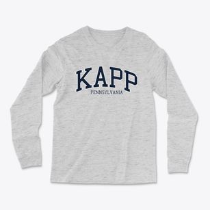 Kapp Pennsylvania Traditional Light Soft Long Sleeve T-Shirt
