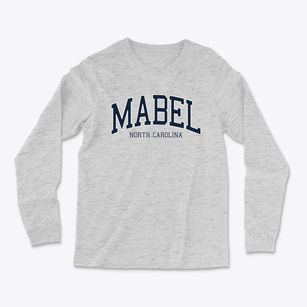 Mabel North Carolina Traditional Light Soft Long Sleeve T-Shirt
