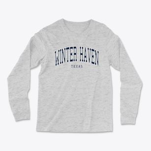 Winter Haven Texas Traditional Light Soft Long Sleeve T-Shirt