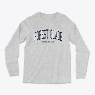 Forest Glade Washington Traditional Light Soft Long Sleeve T-Shirt
