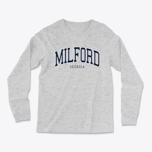 Milford Georgia Traditional Light Soft Long Sleeve T-Shirt