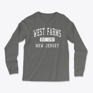 West Farms New Jersey Classic Established Light Soft Long Sleeve T-Shirt
