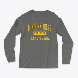 Minisink Hills Pennsylvania Classic Established Light Soft Long Sleeve T-Shirt
