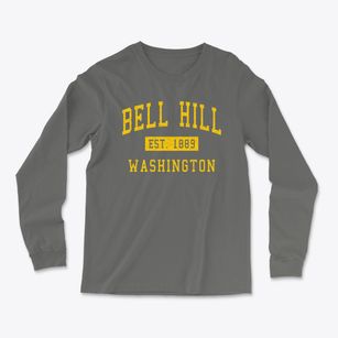 Bell Hill Washington Classic Established Light Soft Long Sleeve T-Shirt