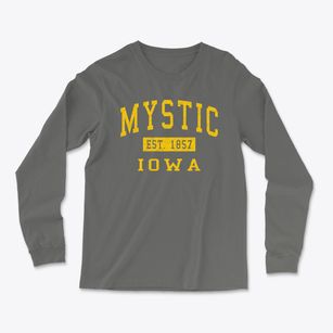 Mystic Iowa Classic Established Light Soft Long Sleeve T-Shirt