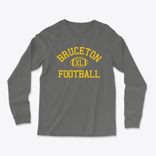 Bruceton Schools Classic Football Light Soft Long Sleeve T-Shirt