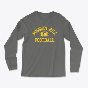 Mission Hill Middle School Classic Football Light Soft Long Sleeve T-Shirt