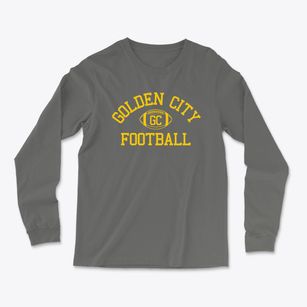 Golden City High School Classic Football Light Soft Long Sleeve T-Shirt