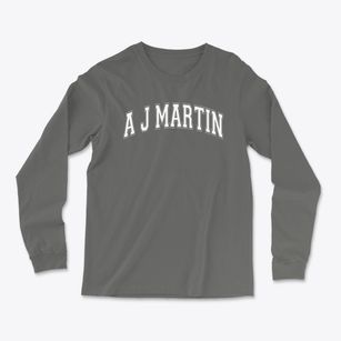 A J Martin Elementary School Varsity Arch Light Soft Long Sleeve T-Shirt