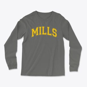 Mills Elementary School Varsity Arch Light Soft Long Sleeve T-Shirt